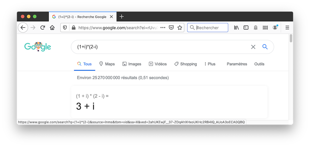 Google as calculator